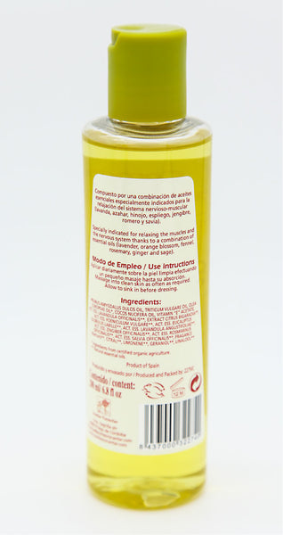 Aceite corporal relajante